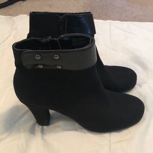 Black booties size 7.5